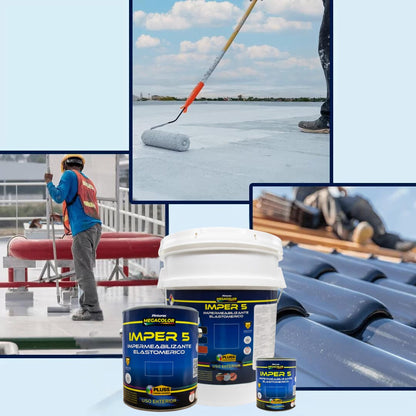 Impermeabilizante elastomérico acrílico IMPER-5 para techo