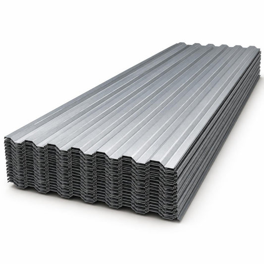 Lámina aluzinc acanalada calibre 26 de 3 m — pila de láminas largas de aluminio-zinc