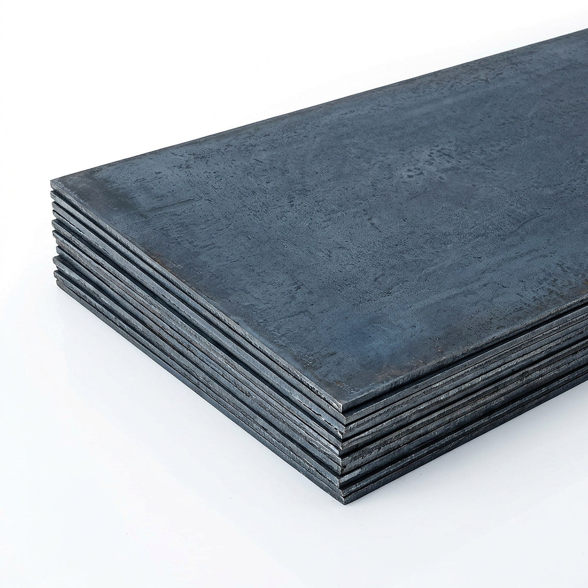 Pila de láminas de hierro negro lisas de acero laminado en caliente, imagen referencial