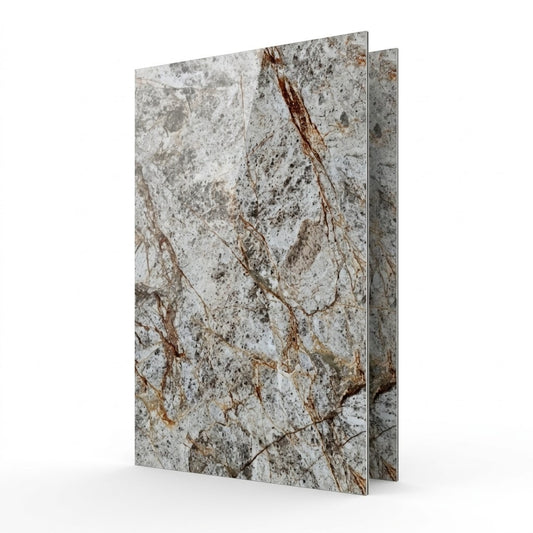 Imagen ilustrativa de Lámina Mármol UV Granito M05, producto sobre fondo blanco
