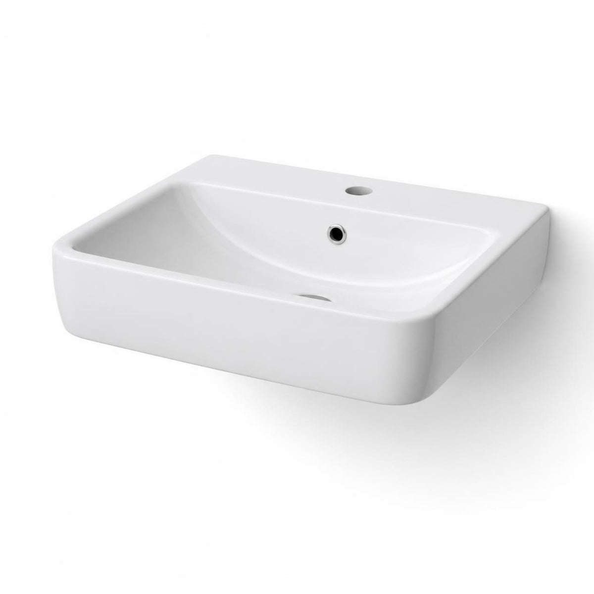 Lavamanos de colgar de pared — producto sobre fondo blanco