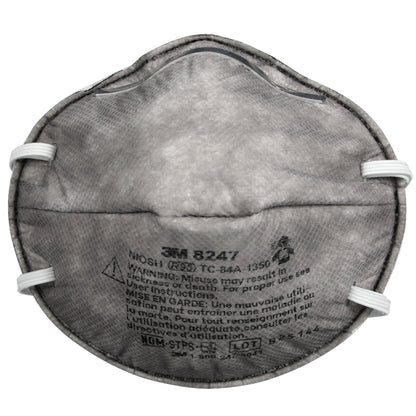Mascarilla Respirador R95 8247 con Carbón para Vapores Orgánicos
