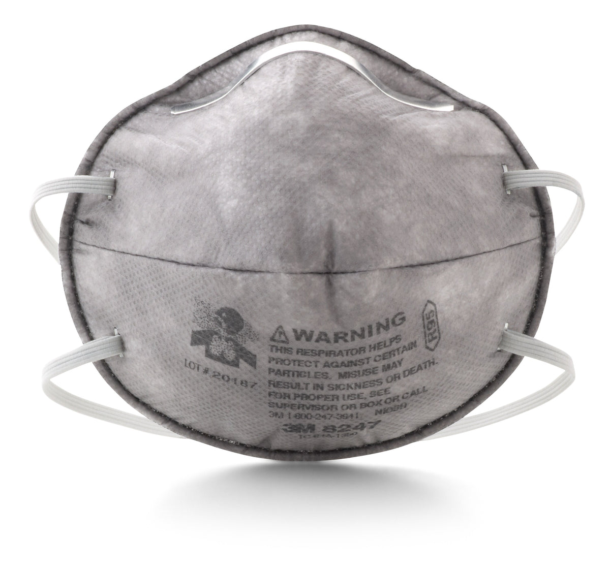 Mascarilla Respirador R95 8247 con Carbón para Vapores Orgánicos