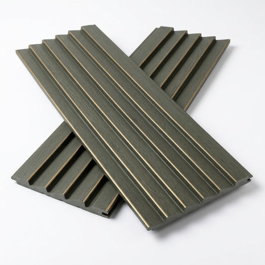 Imagen ilustrativa de Panel PS Decorativo Belice Gris Oscuro, producto sobre fondo blanco