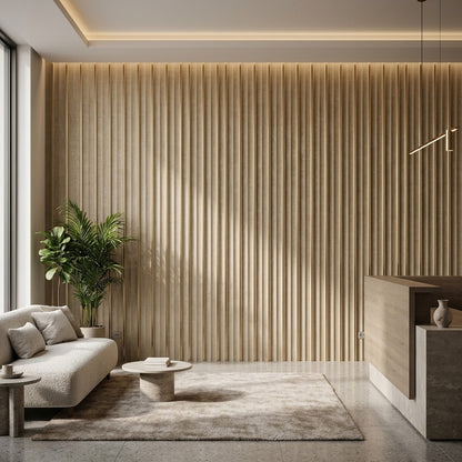 Imagen ilustrativa de Panel PS Decorativo Luxury Arena instalado
