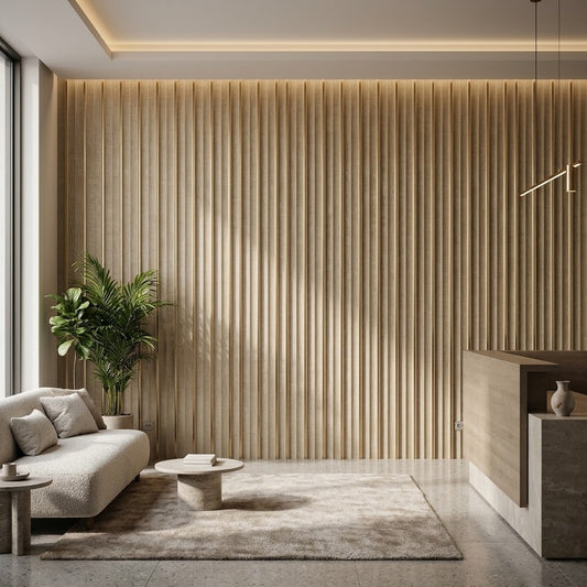 Imagen ilustrativa de Panel PS Decorativo Luxury Arena instalado