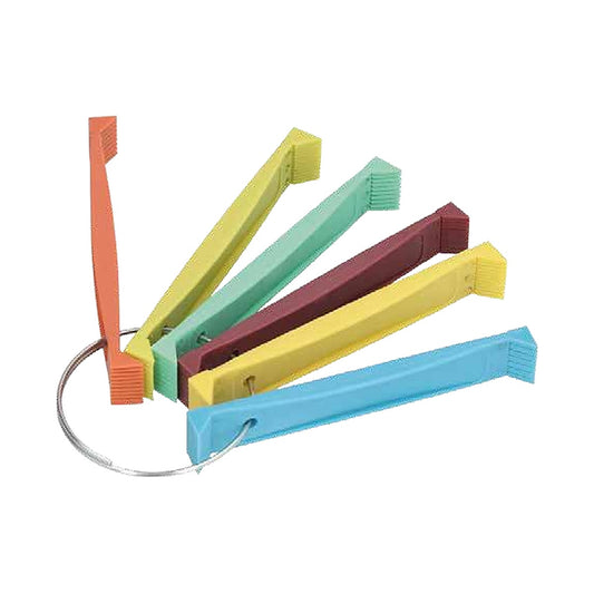 Set de peines para aletas de colores en anillo