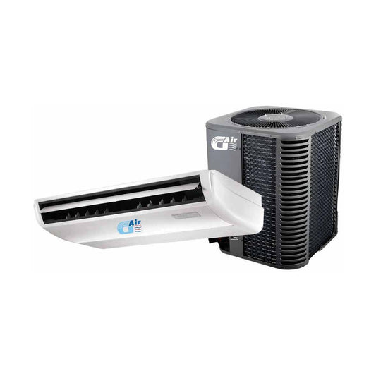 Aire acondicionado piso-techo inverter G Air 36,000 BTU — unidad interior y condensadora