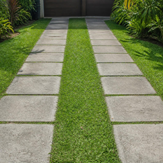Plancha de rodaje de concreto 40x60x9 cm — piso de una cochera