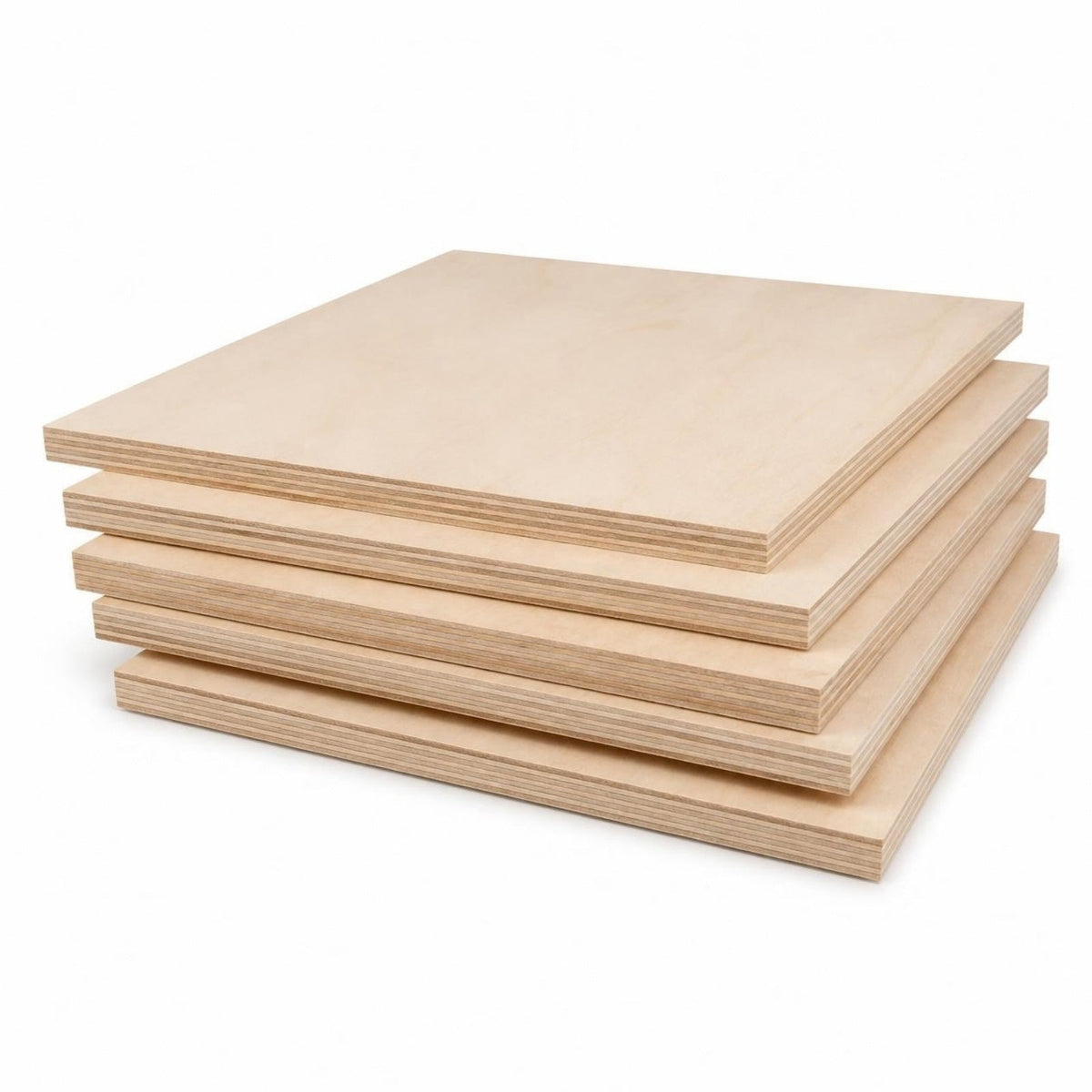 Plywood 4x8 pies de 3/4 pulg (18 mm) — producto sobre fondo blanco