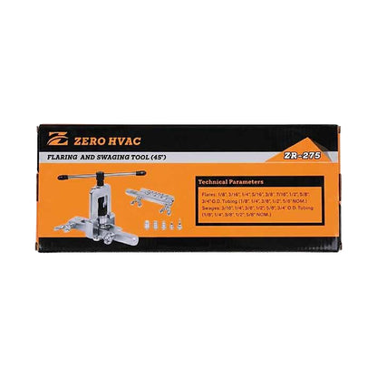 Prensa encharradora abocardadora ZR-275 Zero HVAC en su estuche