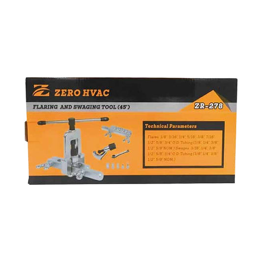 Prensa encharradora abocardadora ZR-278 Zero HVAC en su estuche