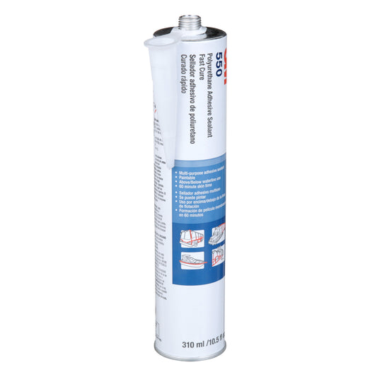 Sellador Adhesivo de Poliuretano 550FC Curado Rápido Negro 310 mL