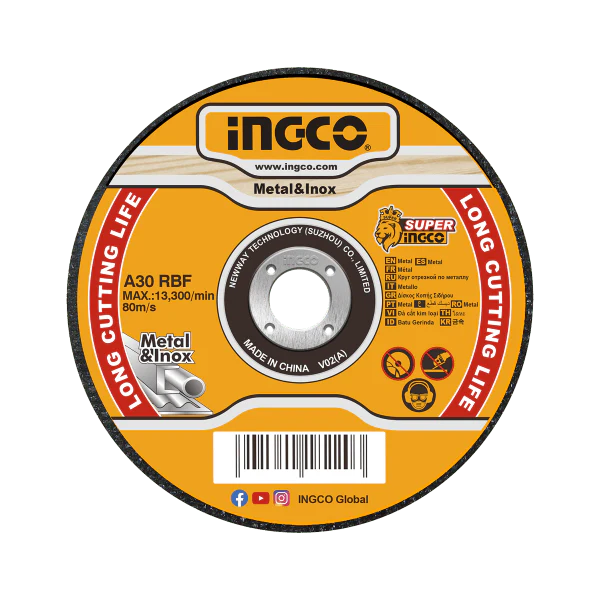 Disco de Corte para Metal e Inoxidable 114.3 mm x 1.0 mm INGCO