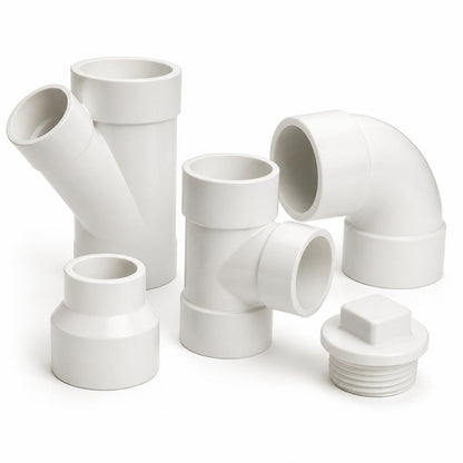 Tapón hembra PVC para drenaje — accesorios blancos de PVC para drenaje