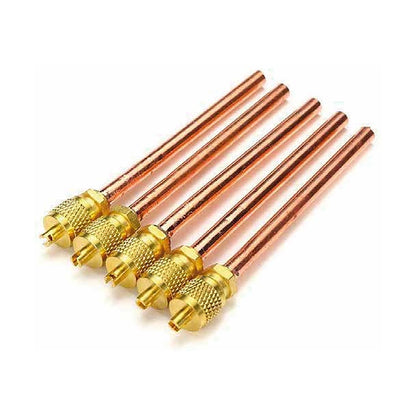 Válvulas de acceso de 1/4 pulgada con tubo de cobre para aire acondicionado